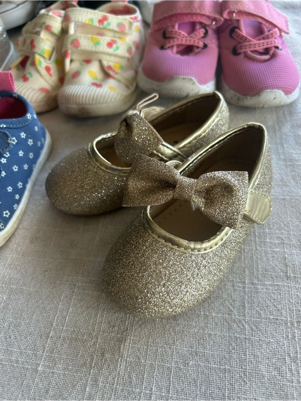 Toddler Girls Shoes Lot Size 5 Converse Boots Sneakers Dress Shoes 7 Pairs